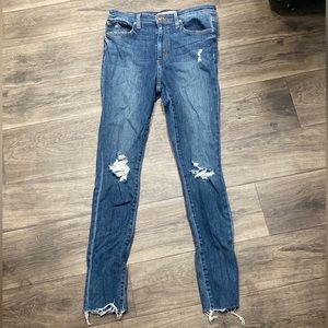 Joe’s jeans distressed skinny ankle